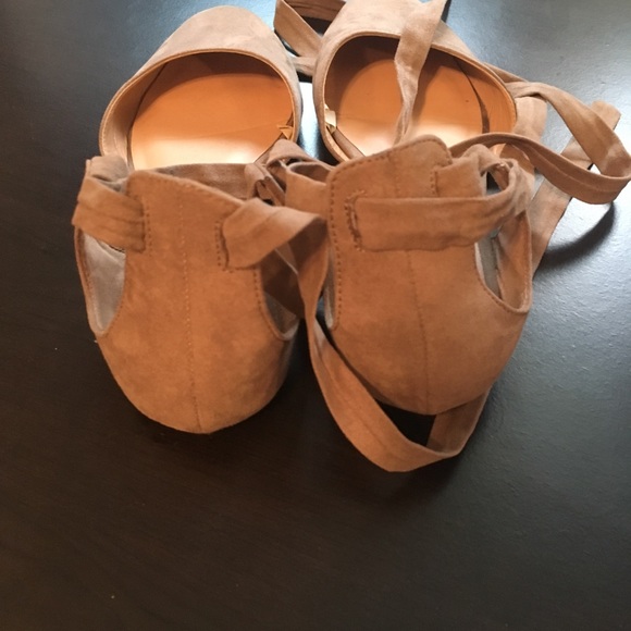 Lace Up Ballet Flats - Picture 4 of 5